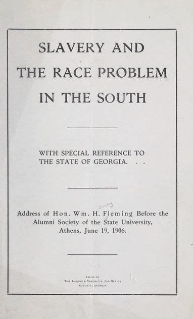 slavery and the race problem in the south with special reference to
