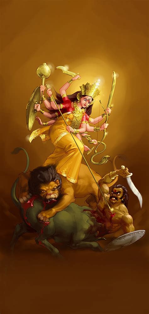 navratri durgamobile wallpaperdurga maagoddevotionallordindian