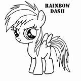 Dash Rainbow Coloring Pages Pony Little Kids Printable Sheets Bestcoloringpagesforkids Characters Book sketch template