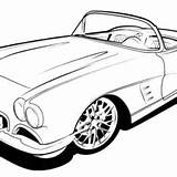 Corvette Coloring Pages Cars 1960 Rc Draw sketch template