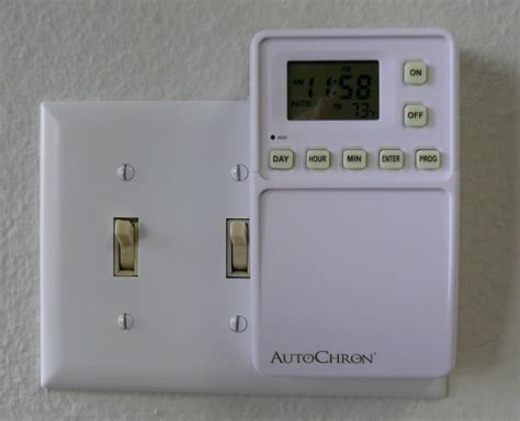 autochron programmable wall switch timer  wiring needed battery operated timer cfl