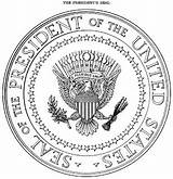Presidential Seal Coloring Pages Jpeg Resolution House sketch template