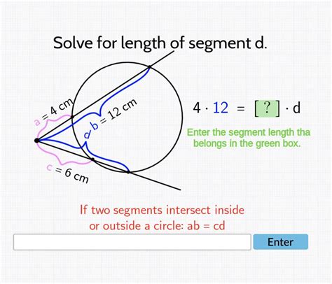 solve length  segment  brainlycom