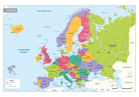 poster kleurrijke kaart van europa met de landen en hoofdsteden porn sex picture
