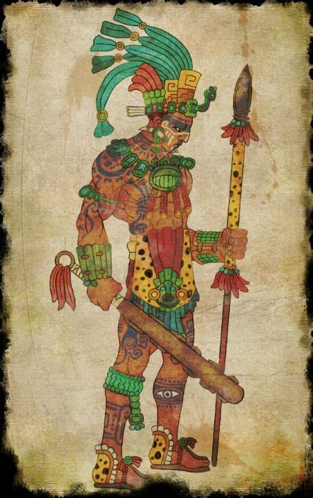 ancient mayan jaguar warrior maya art mayan art aztec art