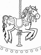 Horse Merry Round Go Coloring Pages Carousel Clipart Color Kids Drawing Wallpapers Horses Coloriage Pony Pic Sheets Von Colouring Getdrawings sketch template