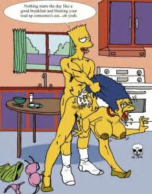 rule 34 anal bart simpson breasts color cum cum in ass female human indoors male marge simpson