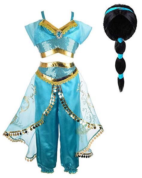 k915 girls genie arabian aladdin jasmine princess fancy dress book week