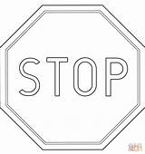 Stop Sign Coloring Printable Color Poland Road Cool Light Pages sketch template
