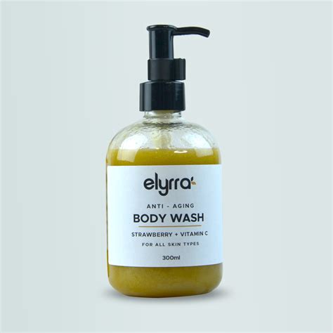 anti aging body wash elyrra cosmetics