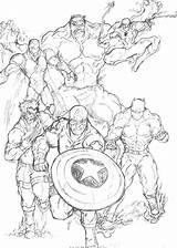 Avengers Kaynak sketch template
