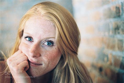 Freckles And Blue Eyes