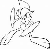 Gallade Pages Template Coloring sketch template