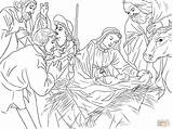 Jesus Shepherds Nativity Ausmalbilder Colorare Adoration Gerard Honthorst Geburt Bambino Bergers Weihnachten Hirten Potier Stall Gesu Pastori Adorazione sketch template
