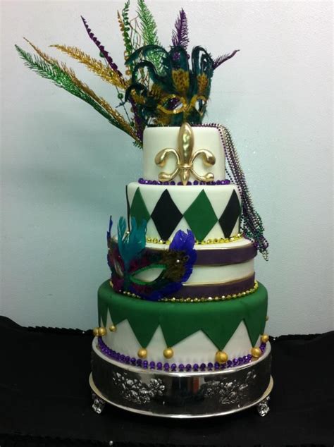 new orleans themed custom cake from the fort worth club