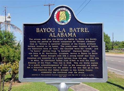 historic marker bayou la batre bayou la batre  flickr