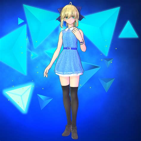 Fate Extella Link — Sky Blue Dress