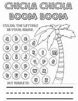 Chicka Boom Activities Preschool Activity Literacy Math Kindergarten Printable Name Letters Names Letter Board Teacherspayteachers Learning Book Writing School Tree sketch template