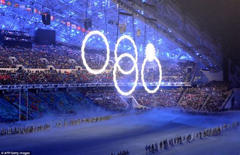 russian police choir steal show at sochi olympics opening