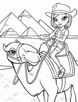 Frank Lisa Pages Coloring Printable Cowgirl Girl A4 Book Egypt Animal Camel Colouring Pyramid Kids Tiger Cartoon Color Sweet Sample sketch template