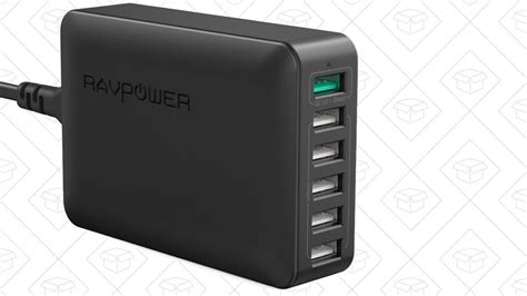 usb charging hub includes quick charge