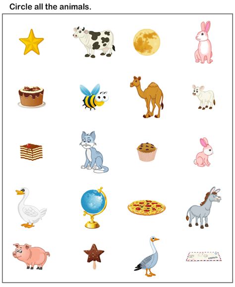 preschool worksheets animals worksheets preschool educational games