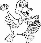 Duck Easter Basket Coloring Pages Duckling Clipart Clip Cliparts Baskets Activities Muscovy Print Collection Webstockreview Kids Book Gif Library sketch template