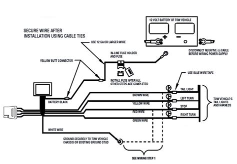 towing wiring harness diagram
