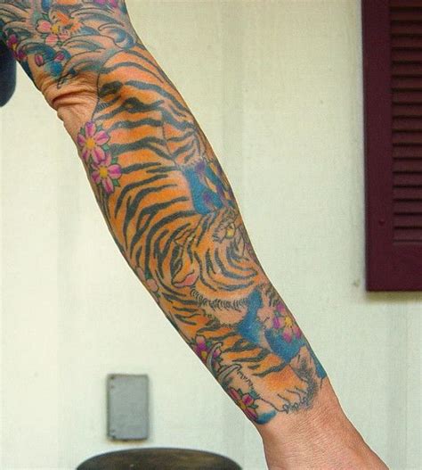 Tiger Sleeve Right Arm Arm Sleeve Tattoos Sleeve