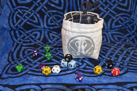 custom reversible dice bags small etsy