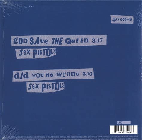 Sex Pistols God Save The Queen Sealed Ltd Edition Numbered Blue Vinyl