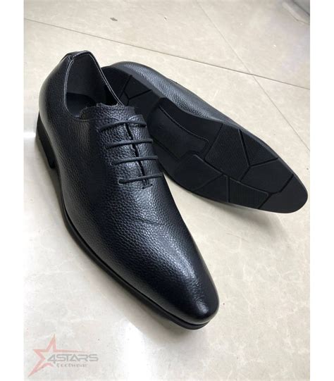 daniel villa genuine leather official shoes black