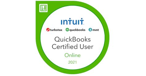 quickbooks certified user  version credly