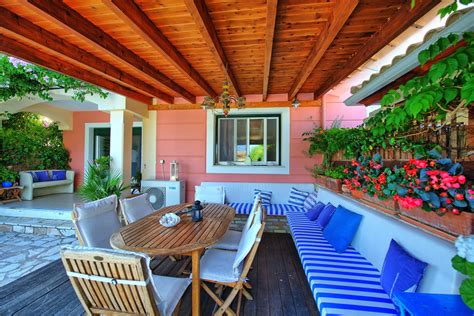 beach villa blue villa  barbati  corfu  sleeps   bedrooms holiday house  pool
