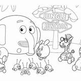 Jungle Sprout Bunch Junction sketch template