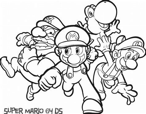 printable coloring pages  mario