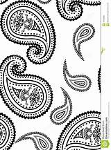 Paisley Bandana Pattern Vector Clipart Seamless Clip Coloring Detailed Pages Stencil Print Patterns Mandala Dreamstime Thumbs Illustration Drawings Colouring Clipground sketch template