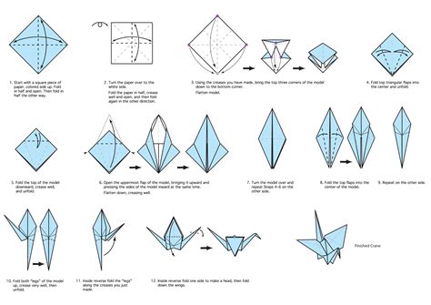 fold origami crane instructions   origami