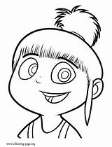 Coloring Pages Despicable Agnes Print Kids Minions Printable Minion Colouring Fun Disney Popular Cartoon sketch template