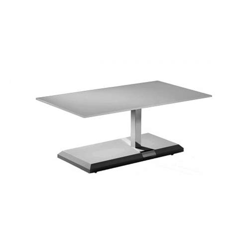 figaro xl hoehenverstellbarer tisch auf rollen platte    cm fenix