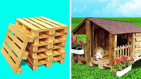 dog house  wooden pallets huge diy projects youtube
