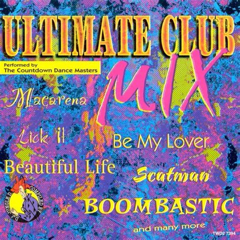 Ultimate Club Mix [madacy 1996] Various Artists Cd Album Muziek