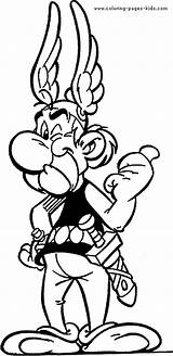 Asterix Coloring Pages Cartoon Obelix Color Character Printable Kids Sheets Characters Obelisk Found sketch template