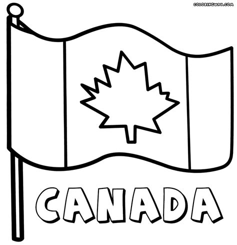 canadian flag coloring pages coloring pages    print