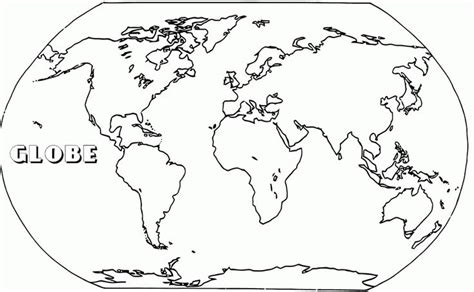 world map coloring pages  kids world map coloring page world