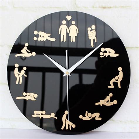 wall clock fun boudoir home decor creative modern design art watch silent time ebay