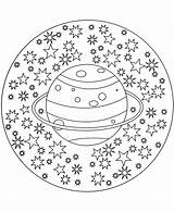 Color Mandala Zen Mandalas Relax Planet Coloring Easy Stars Stress Anti Circle Very sketch template