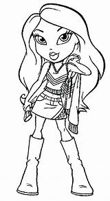 Bratz Coloring Pages Color Petz Posing Sweater Getcolorings Sheets Printable Girls Colouring sketch template