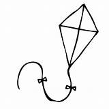Kite Drawing Clipart Kites Coloring Clip Kids Pencil Tattoo Pages Blank Line Drawings Realistic Clipartpanda Clipartbest Pipa Para Printable Clipartmag sketch template
