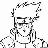Kakashi Naruto Hatake sketch template